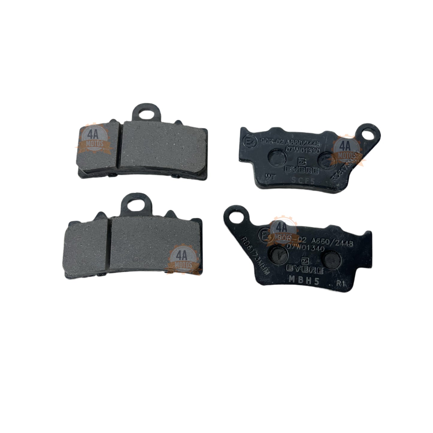 Juego Pastillas Ktm Duke 200-250-390 Bybre Original Bajaj