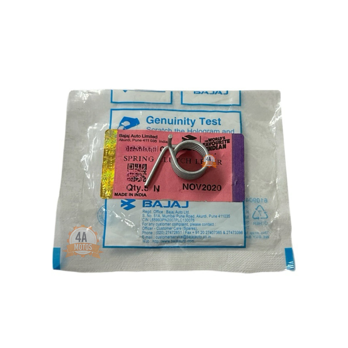 Resorte Leva Clutch Dominar 250 / 400 Ug Original