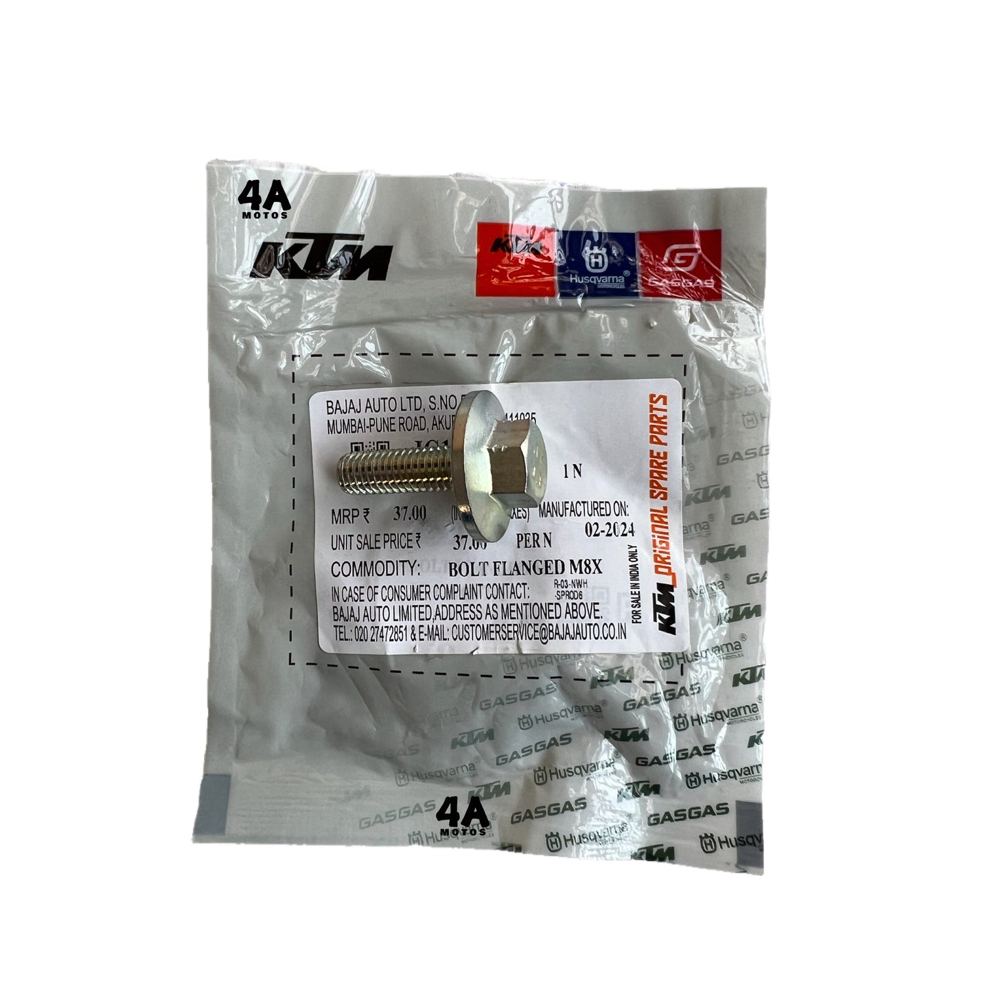 Tornillo Eje Delantero Ktm Duke 200 / 250 / 390 / Ng