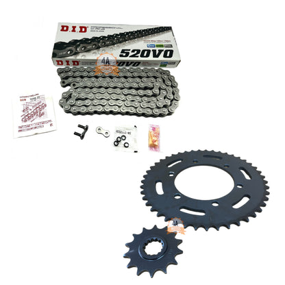 Kit Arrastre Kaw. Z 250 Race Con Cadena Did Negra 520*120