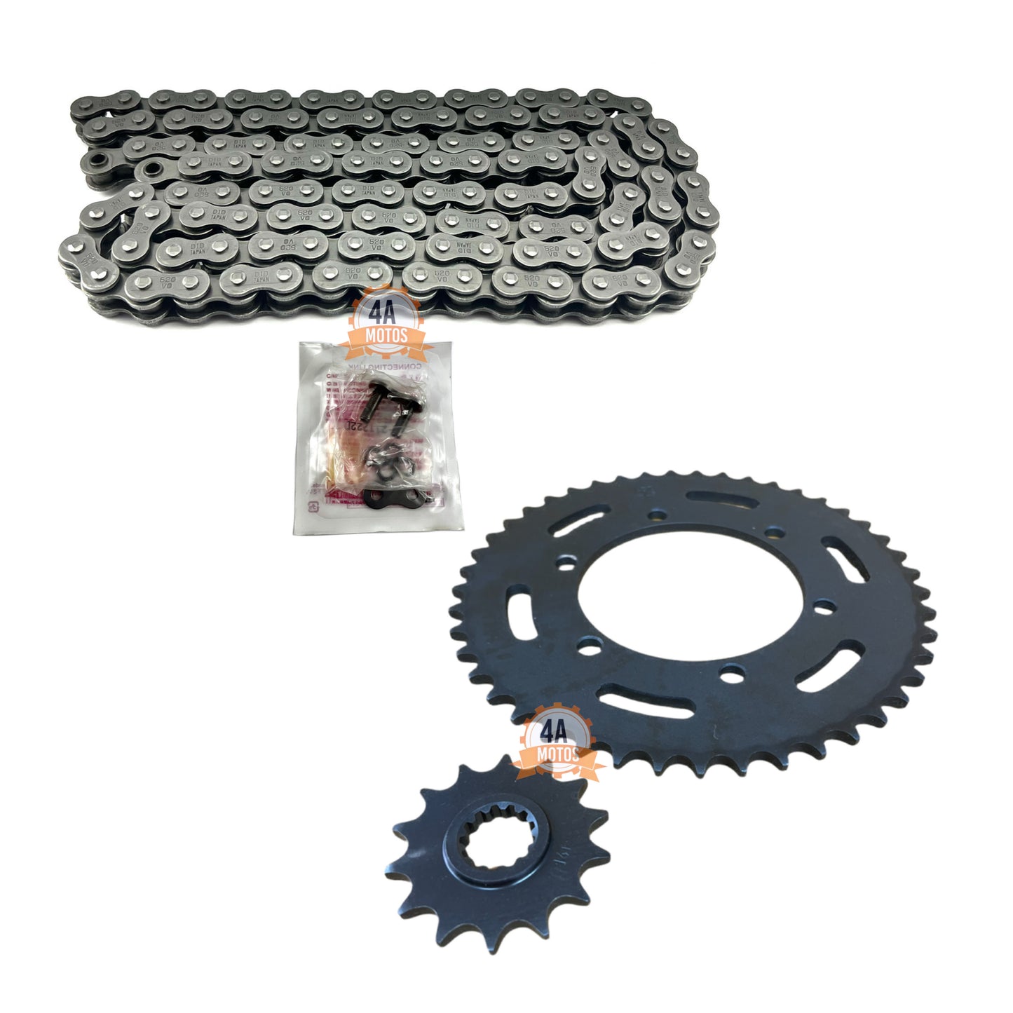Kit Arrastre Kaw. Z 250 Race Con Cadena Did Negra 520*120