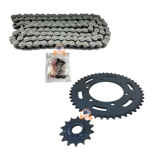 Kit Arrastre Kaw. Z 250 Race Con Cadena Did Negra 520*120