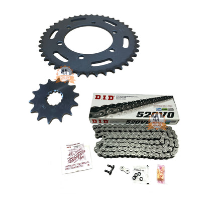 Kit Arrastre Mt03 Race Con Cadena Did Negra 520*120