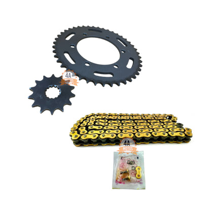Kit Arrastre Mt03 Race Con Cadena Did Dorada 520*120
