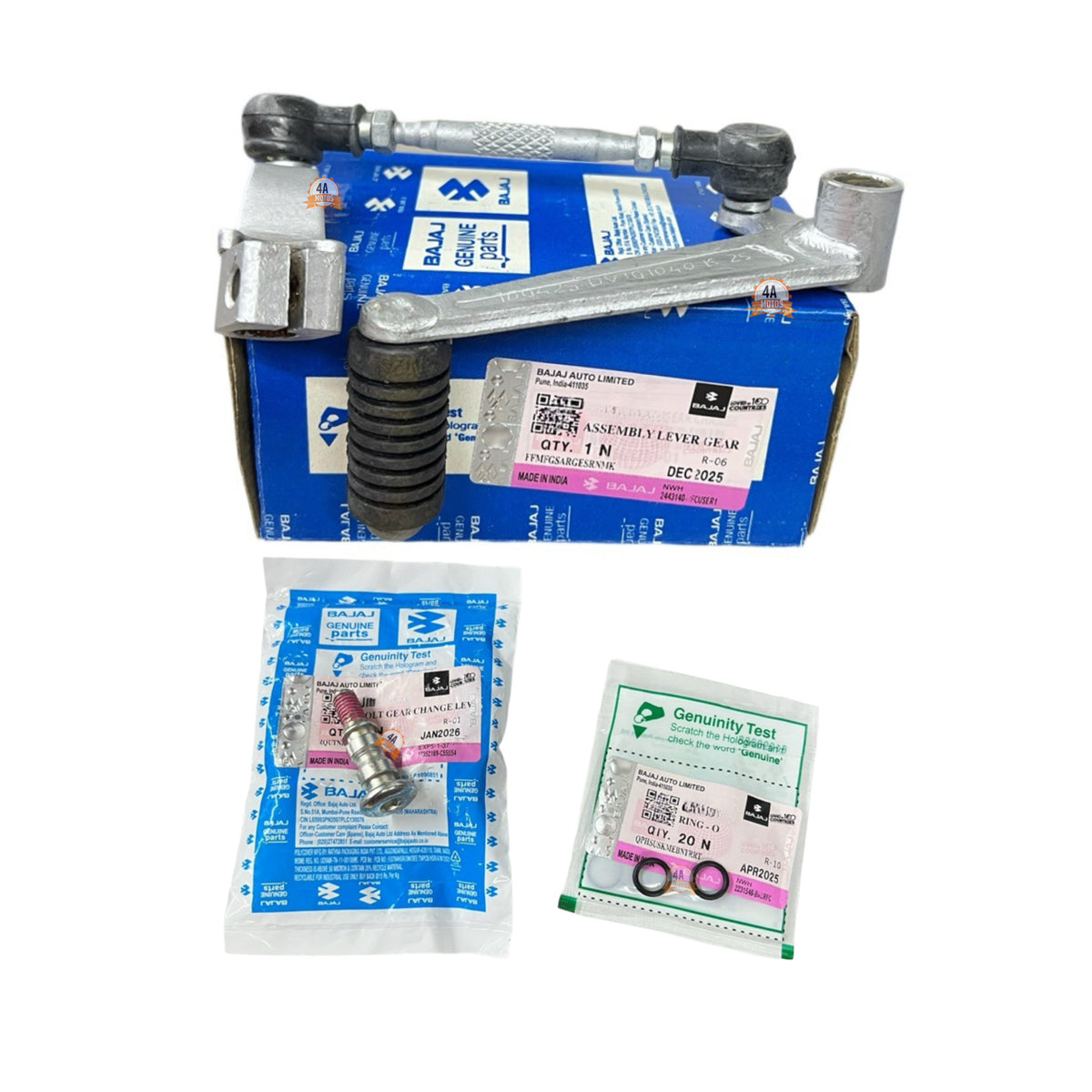 Pedal Cambios Completo Con Tornillo Gris Ns 200 Original
