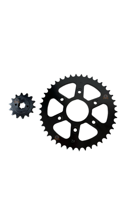 Kit Plato Piñon Arrastre Ktm Duke 200 Ag / Ng / Rc 6 Huecos