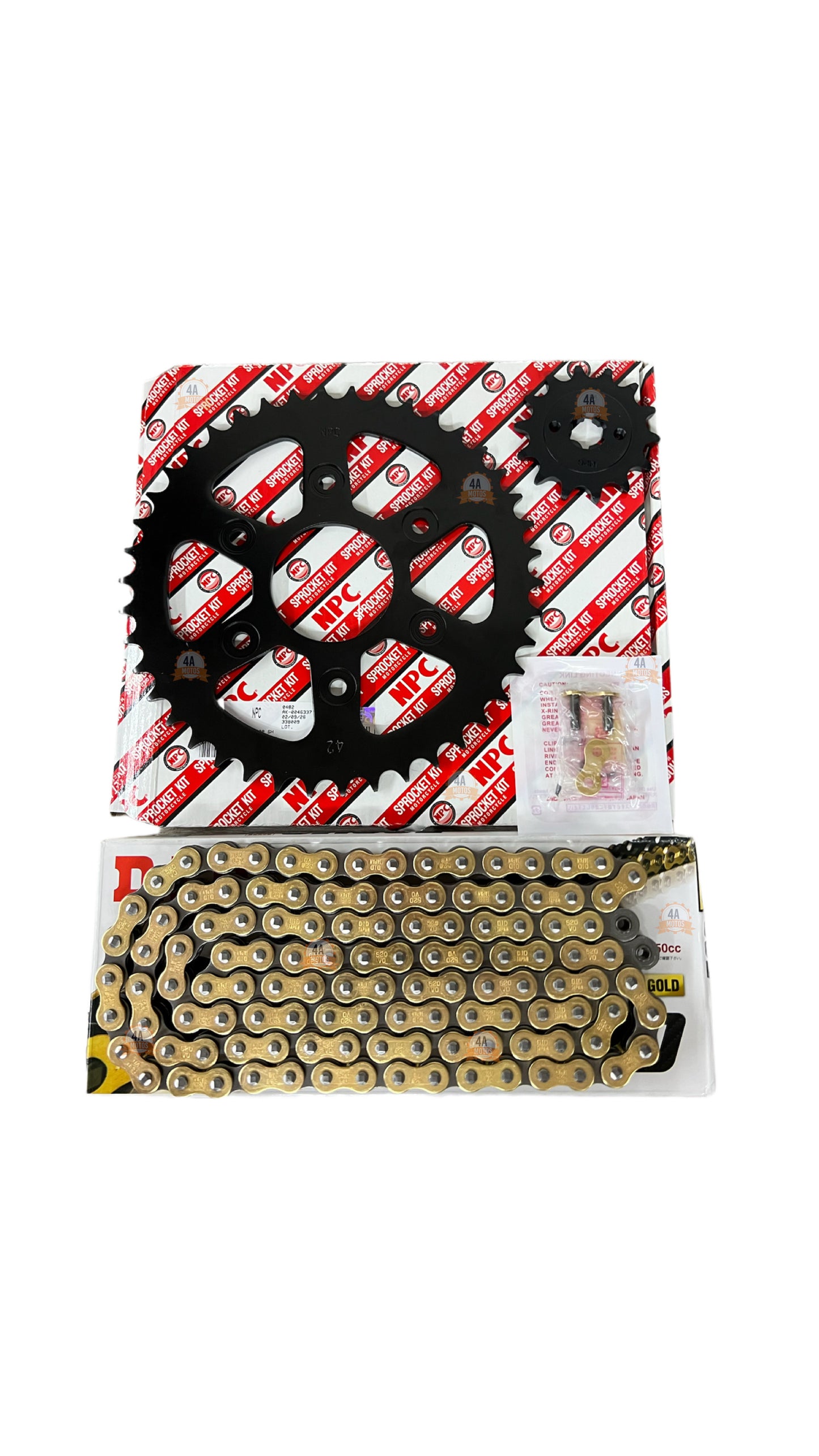 Kit Arrastre Npc Ktm Duke 200 Ag/ Ng/ Rc Cadena Did Dorada