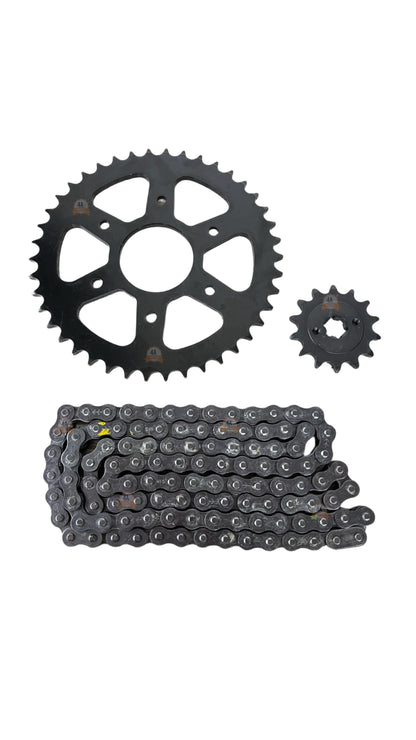 Kit Arrastre Npc Ktm Duke 200 Ag/ Ng/ Rc Cadena Rombo Negra