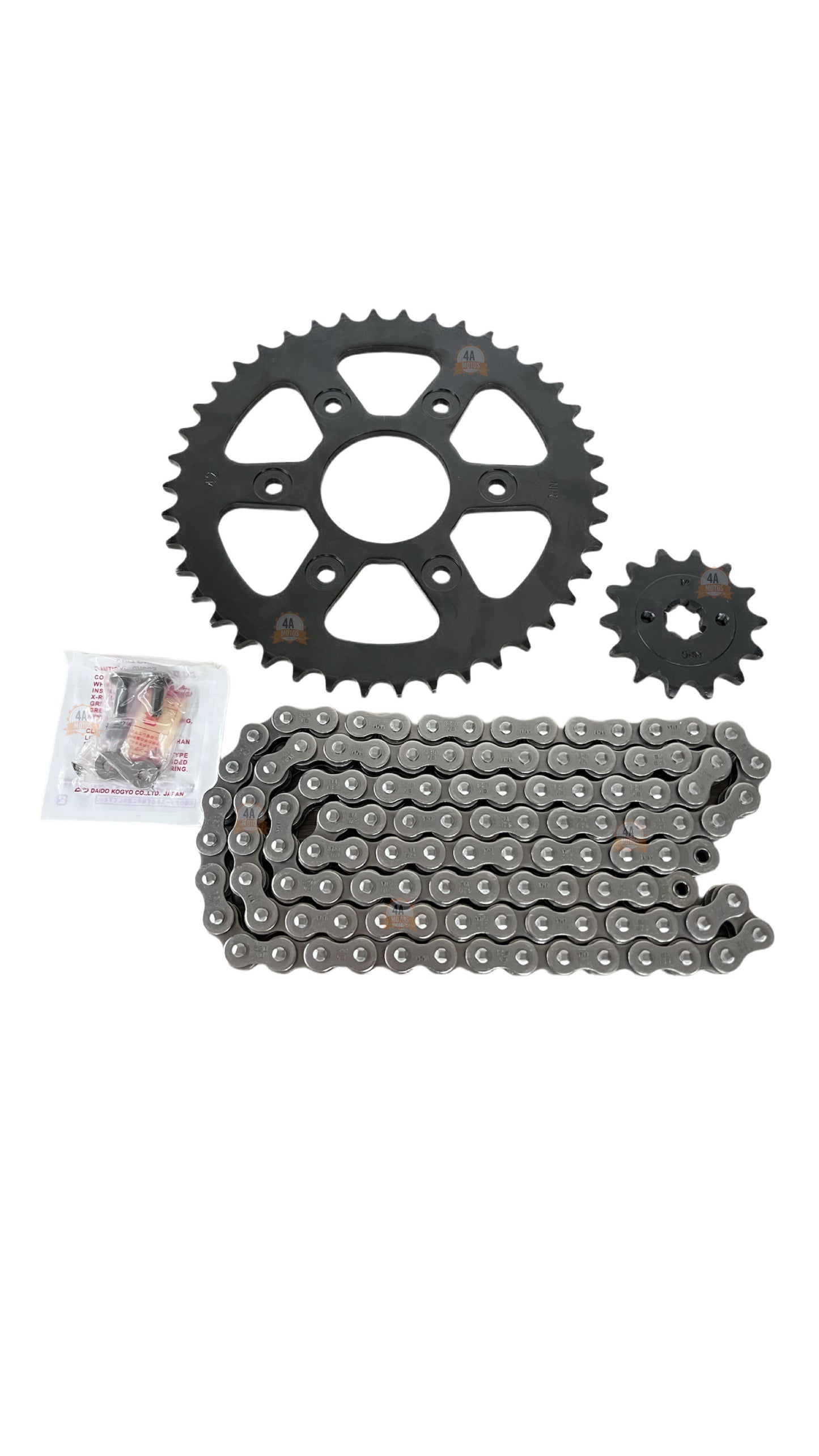 Kit Arrastre Npc Ktm Duke 200 Ag/ Ng/ Rc Cadena Did Negra