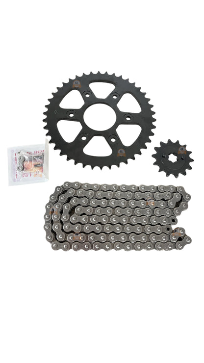 Kit Arrastre Npc Ktm Duke 200 Ag/ Ng/ Rc Cadena Did Negra