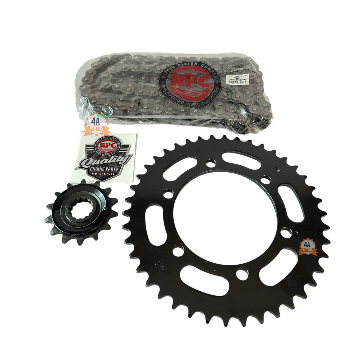 Kit Arrastre Kawasaki Z250 Sl Oring Reforzado Npc