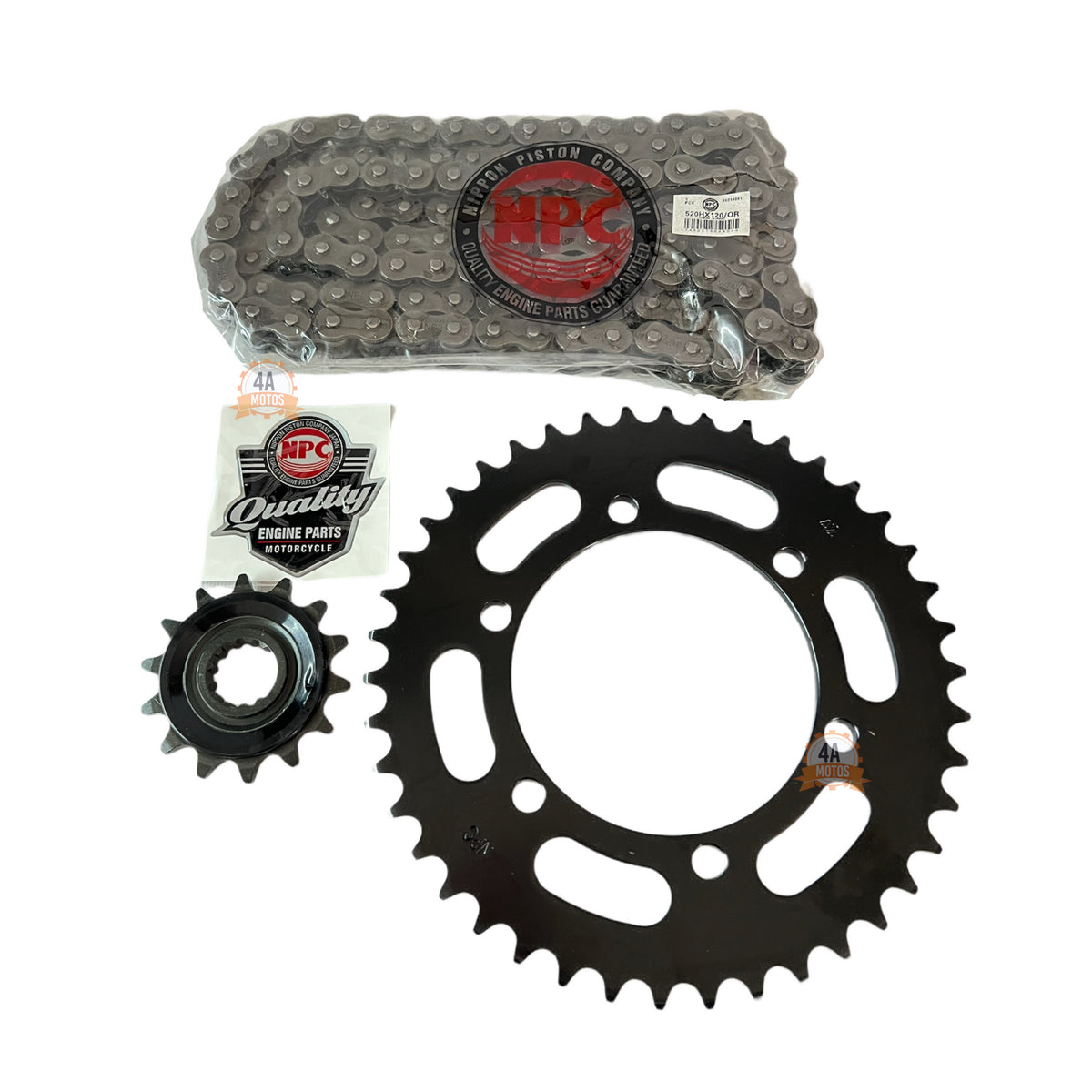 Kit Arrastre Kawasaki Z250 Sl Oring Reforzado Npc