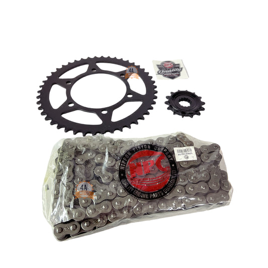 Kit Arrastre  Kawasaki  Z 250 Versys 300 Oring Reforzado Npc