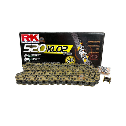 Cadena Rk Dorada 520 Klo2 X 120