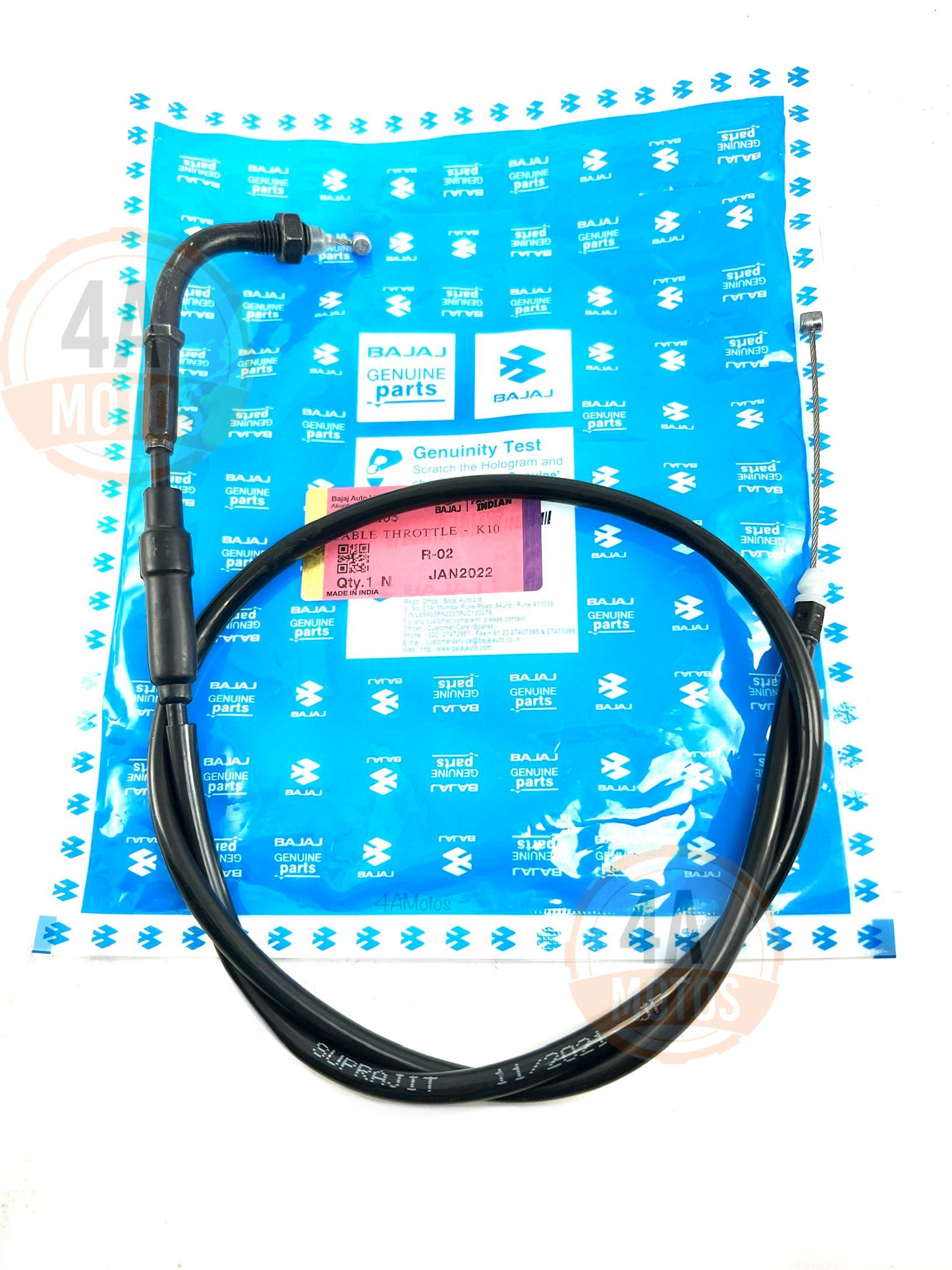 Guaya Acelerador Dominar 400 V1 - Dominar 400 Ug Original