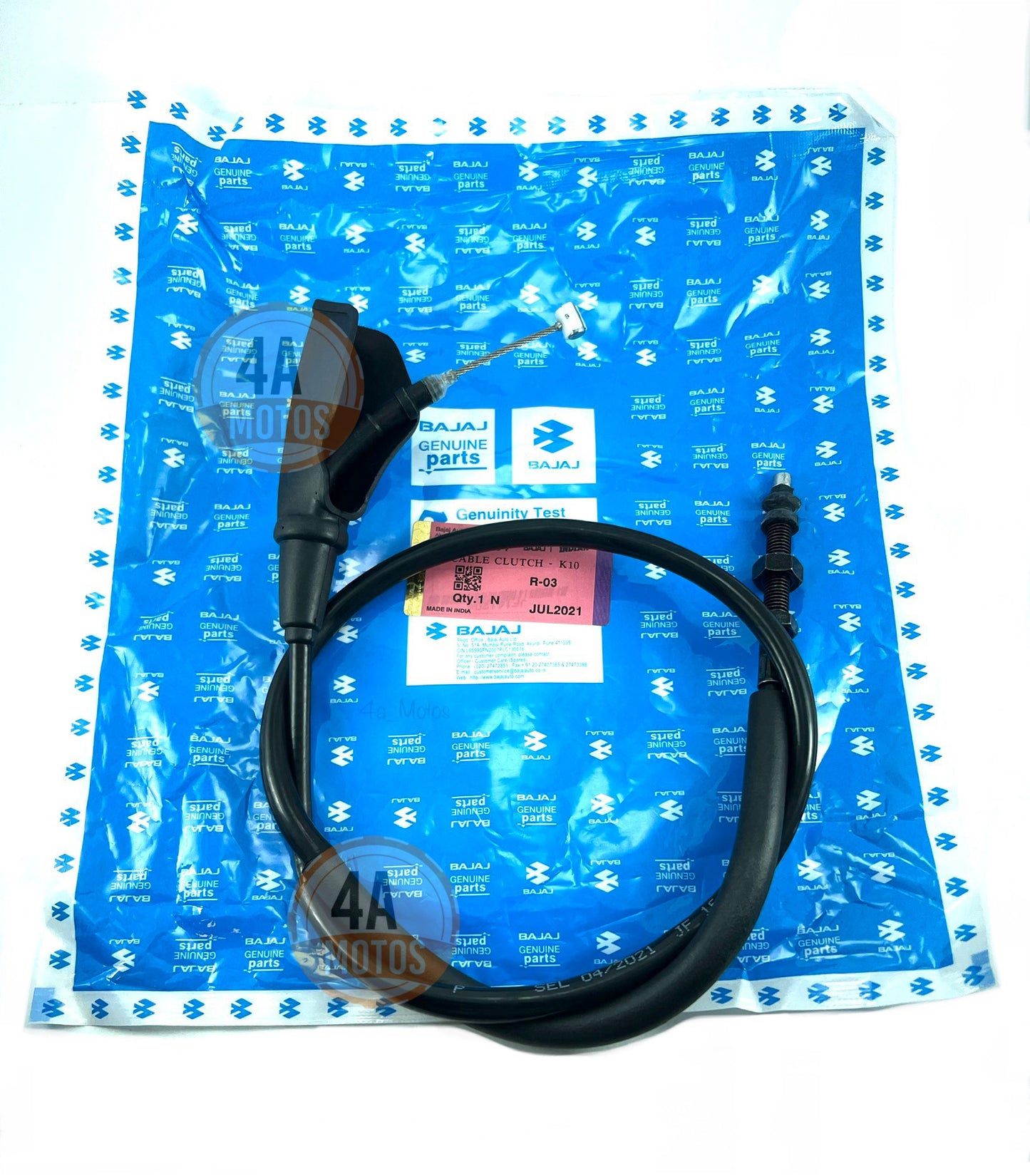 Guaya O Cable Clutch Completo Dominar 400 Original