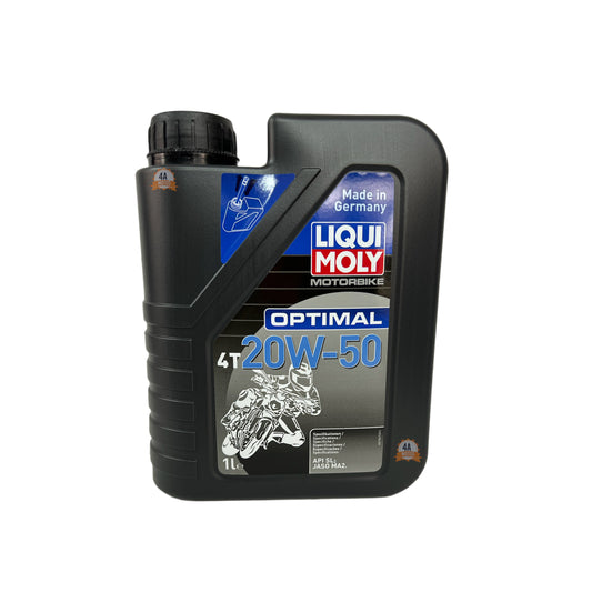 Aceite Para Motor Liqui Moly Motorbike 4t 20w-50 Semisintético 20w-50 Para Moto Cuatriciclo De 1 Unidad 1l