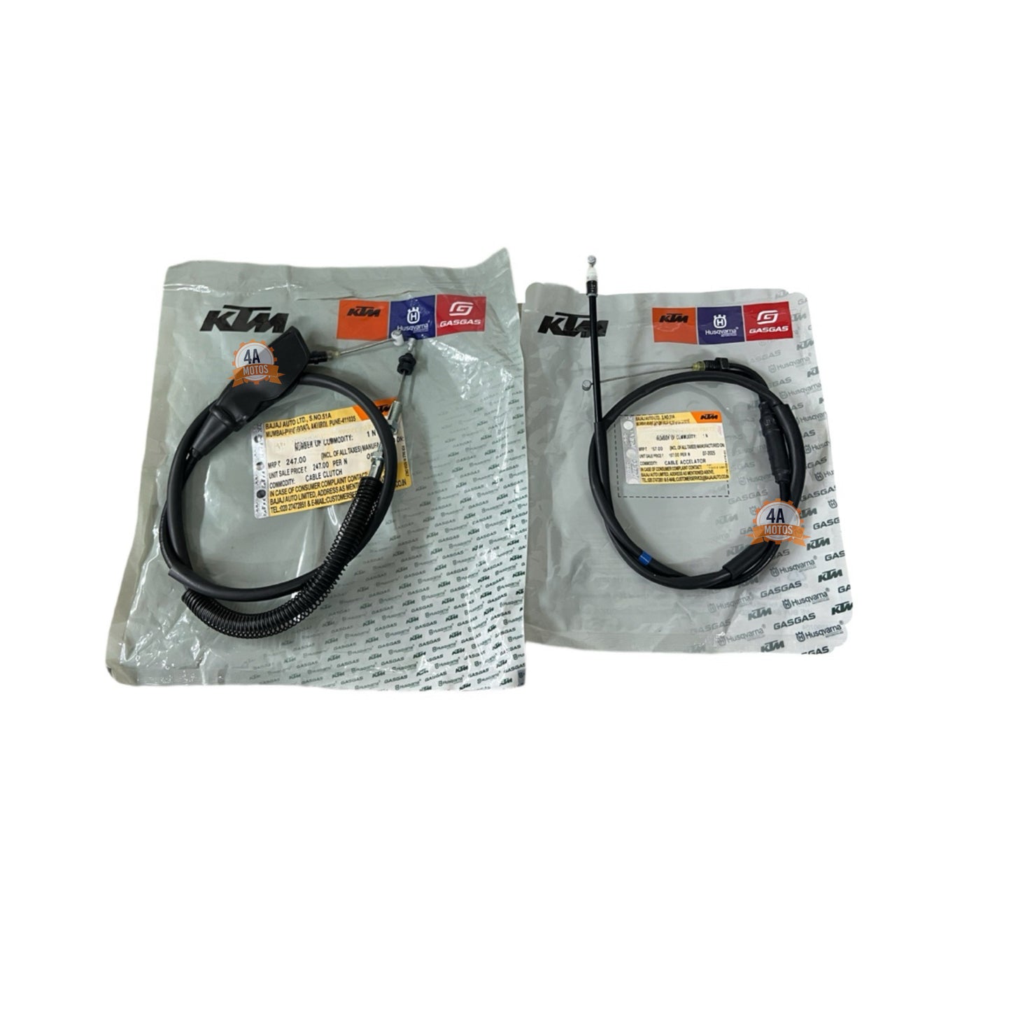 Guayas Clutch Y Acelerador Ktm Duke 200 2014/15/16/17 Orig