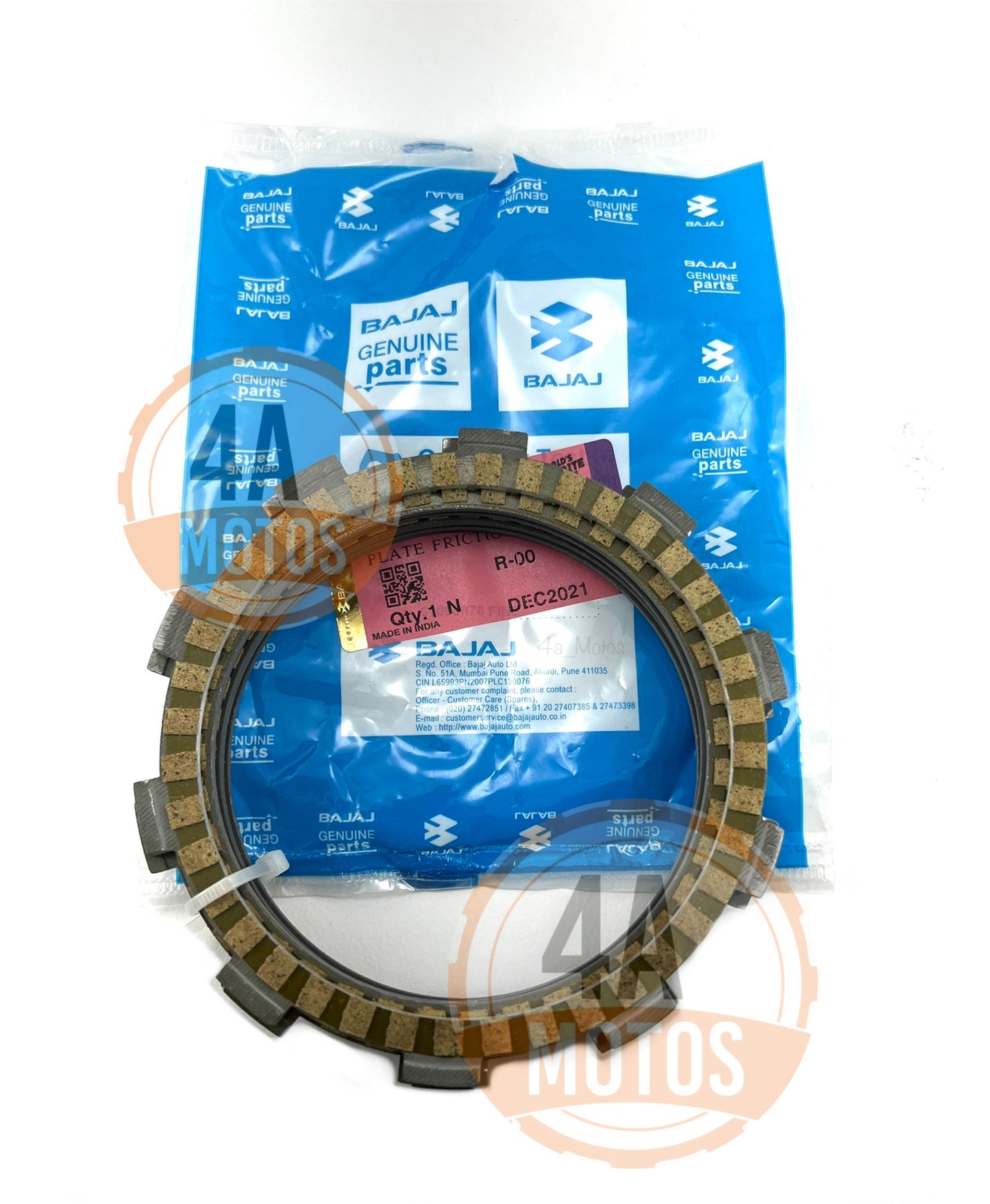 Kit Discos Clutch Original  Pulsar 180 Ug- Pro Y 220 .