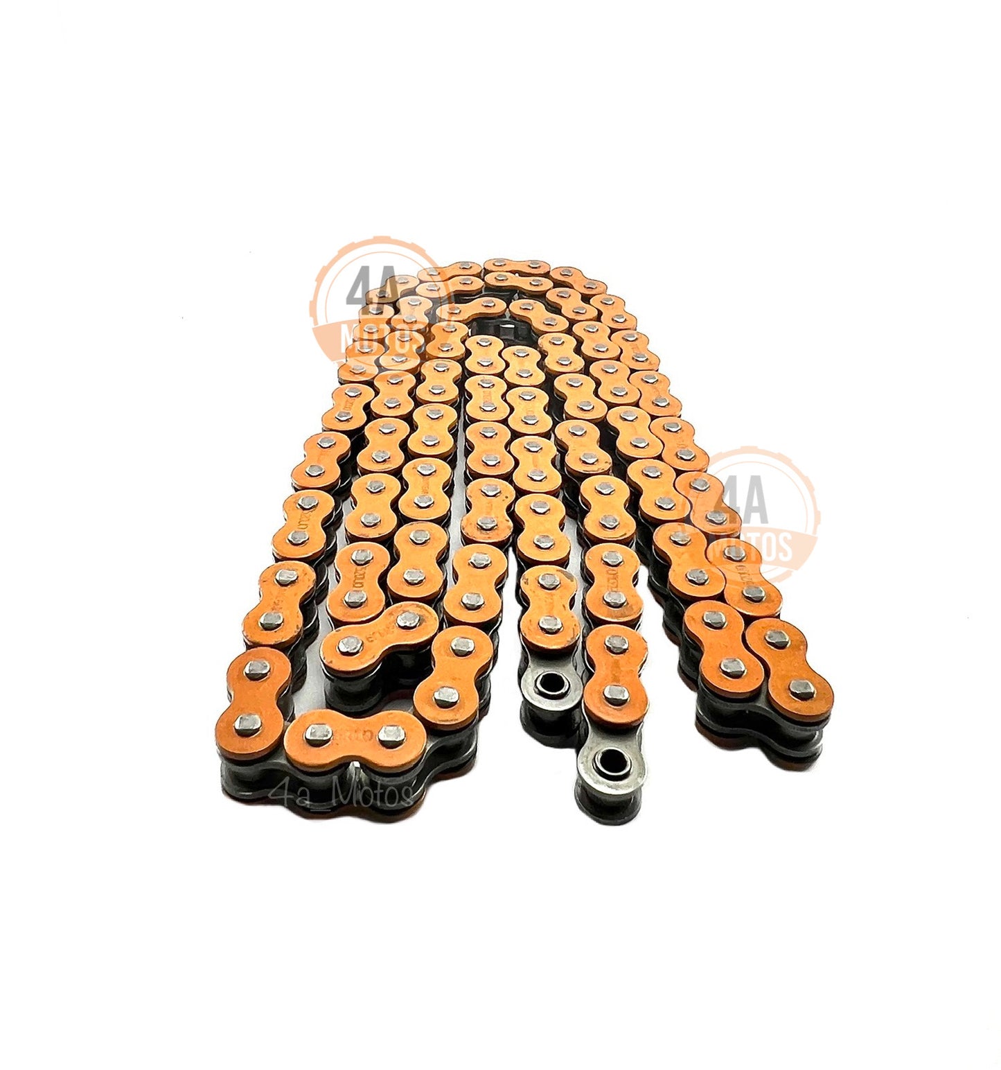 Cadena Ktm Duke 200, 250 Y 390 Naranja Reforzada O'ring