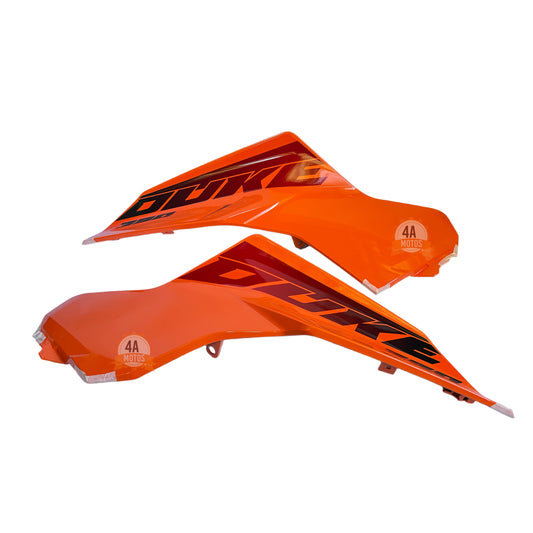 Juego Cubierta Tanque Izq. Der. Naranja Duke 390 G3 Original