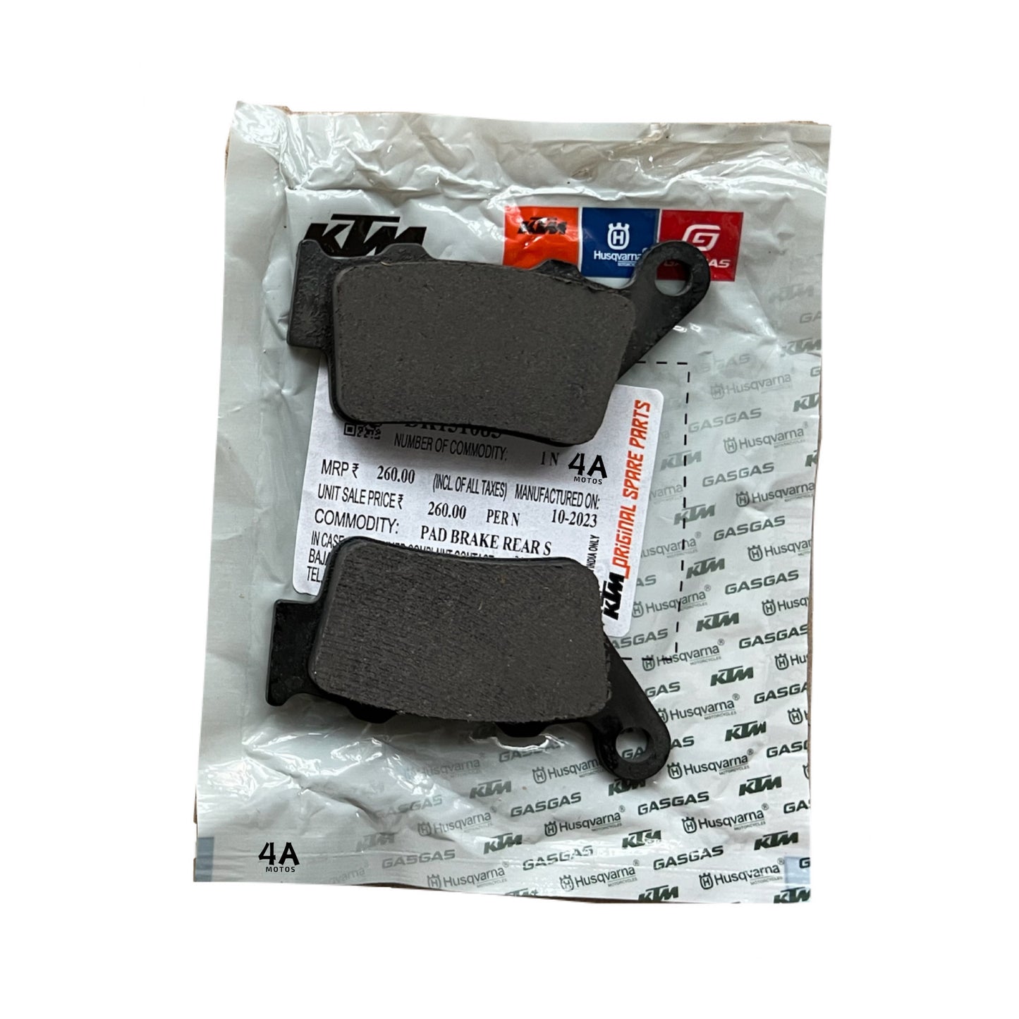 Pastillas Traseras Ktm Duke 200, 250 Y 390 Originales.