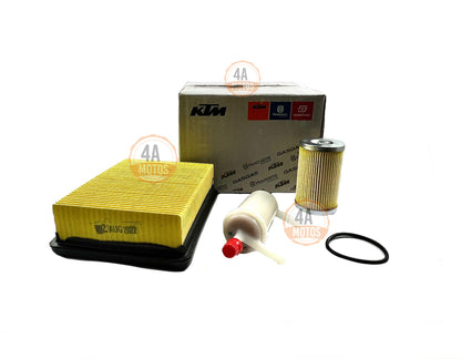 Kit Filtros Aire-gasolin-aceite Ktm Duke 200-390 Ag Original