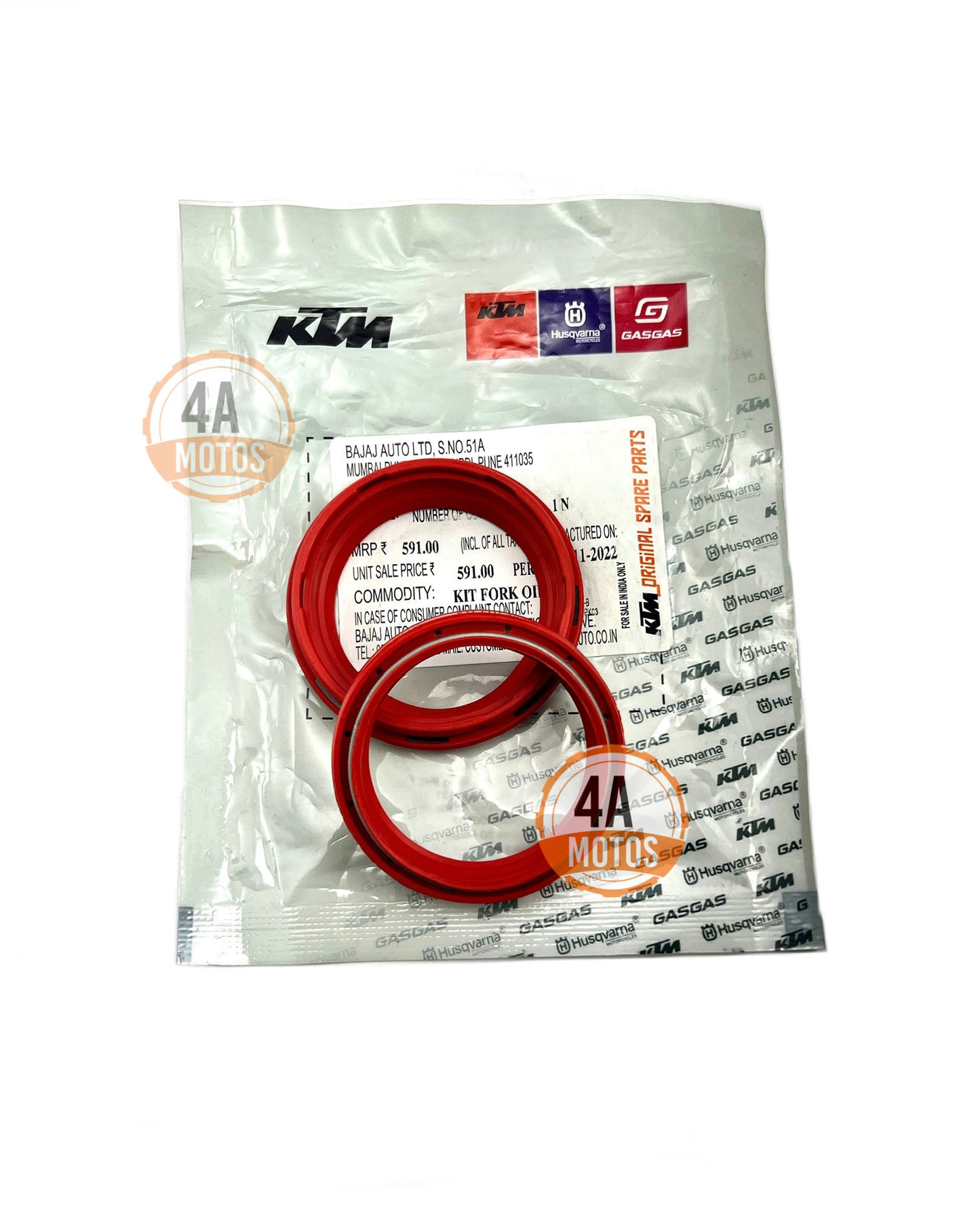 Retén Barras Ktm Duke 200 Ng / Wo / L 200 Ktm Original