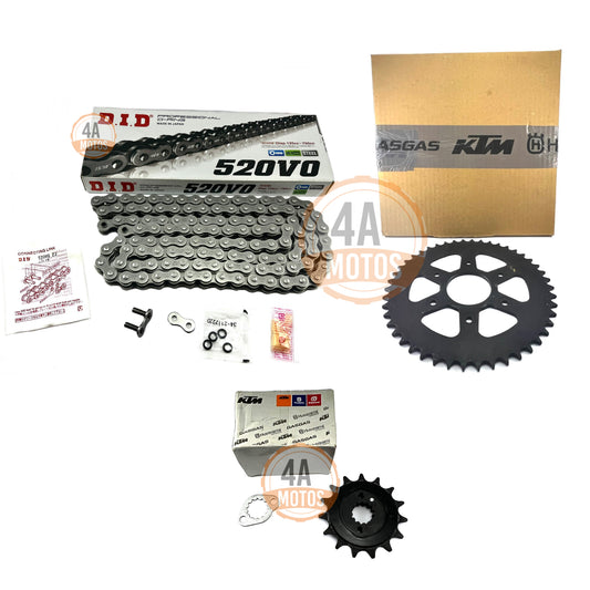 Kit Arrastre Original Ktm Duke 390 Con Cadena Did Japón .
