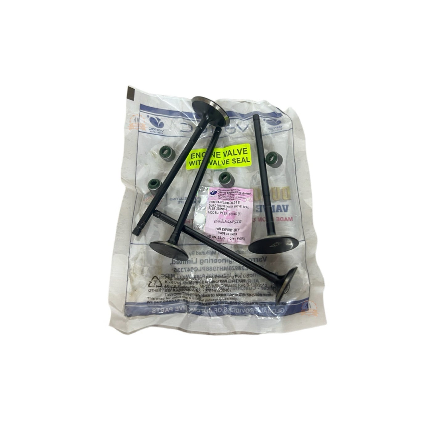 Kit Valvulas Admision Y Escape Ns 200