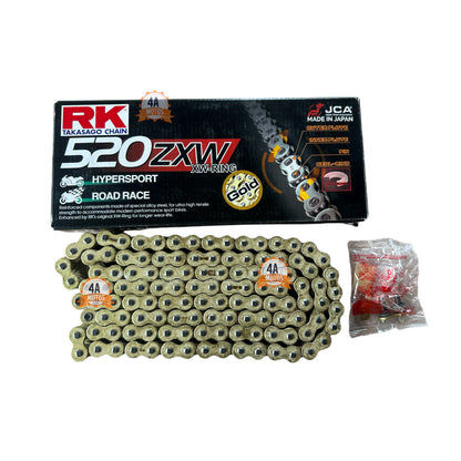Cadena Rk Dorada Zxw 520 X 120