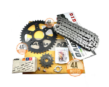 Kit Arrastre Original Ktm Duke 200 Con Cadena Did.