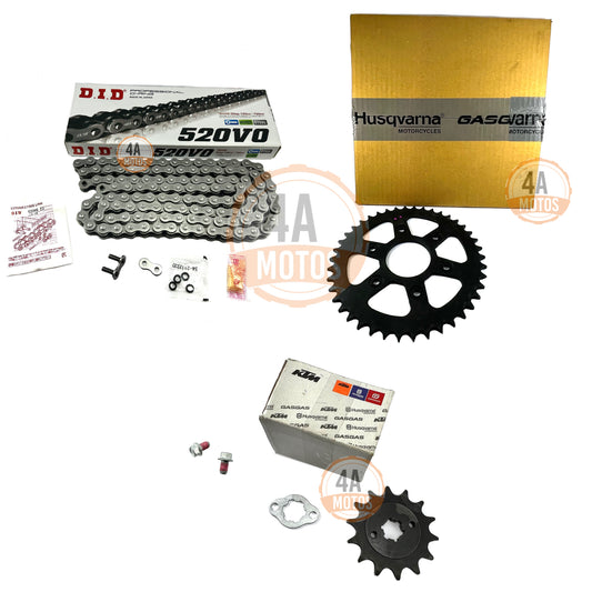 Kit Arrastre Original Ktm Duke 200 Con Cadena Did.