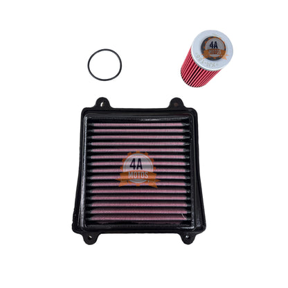 Filtro Aire Y Aceite Kyn Dominar 250 / 400 / Ns 200 Fi KyN