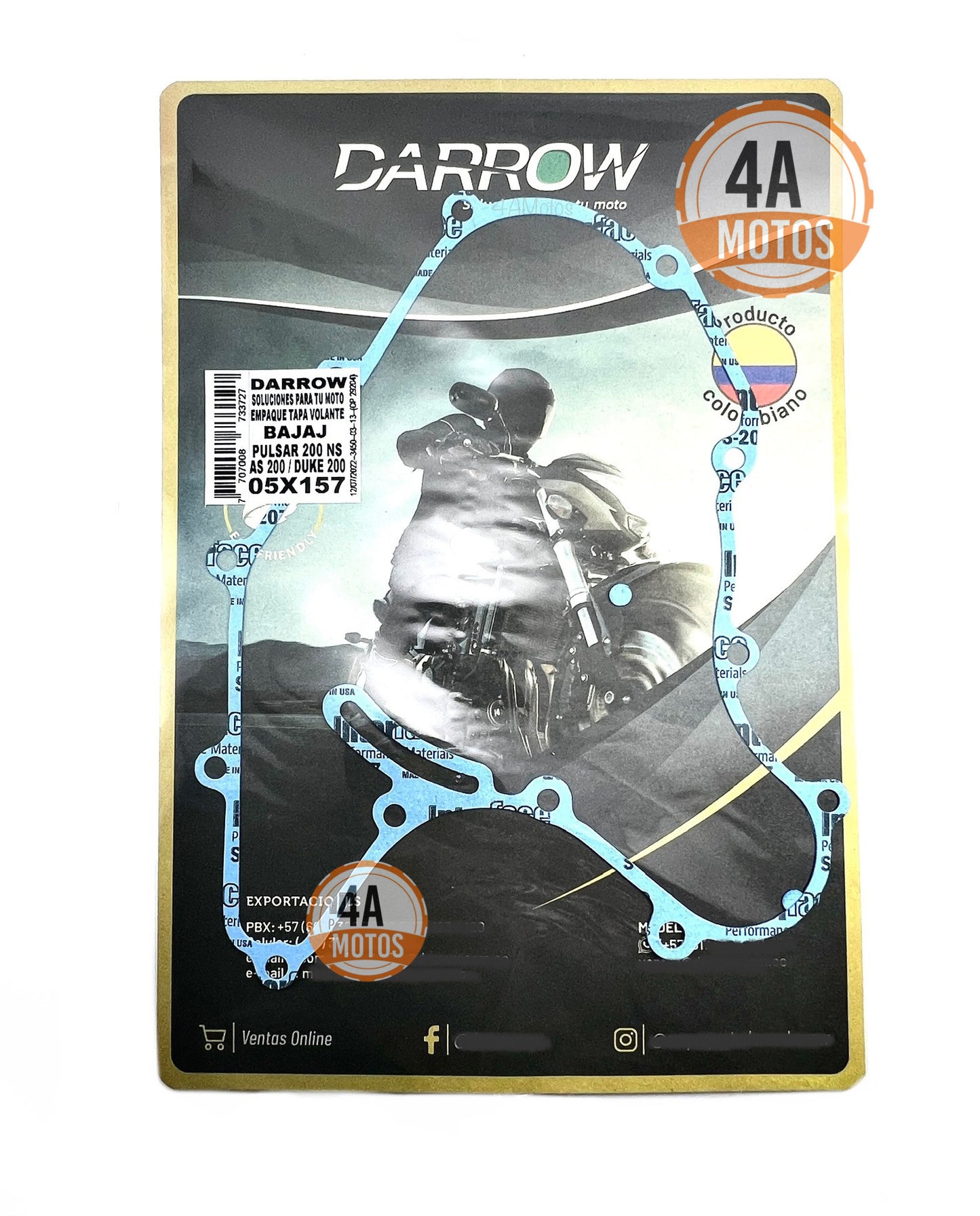 Empaque Tapa Volante Ns 200 / Rs 200 / As 200 Darrow