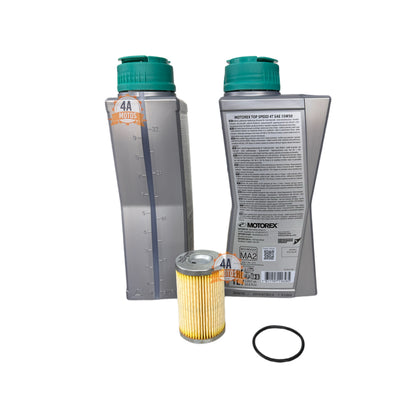 Combo*2 Aceite Motorex Top Speed 15w50 + Filtro Aceite-oring