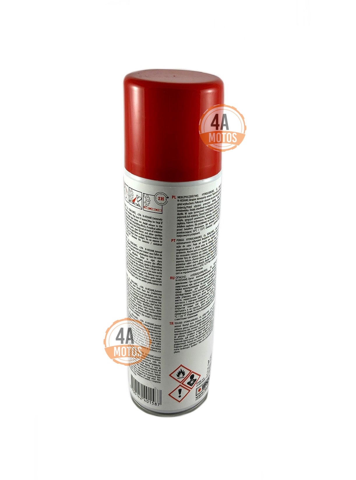 Lubricante De Cadena Ipone Color Rojo 250 Ml