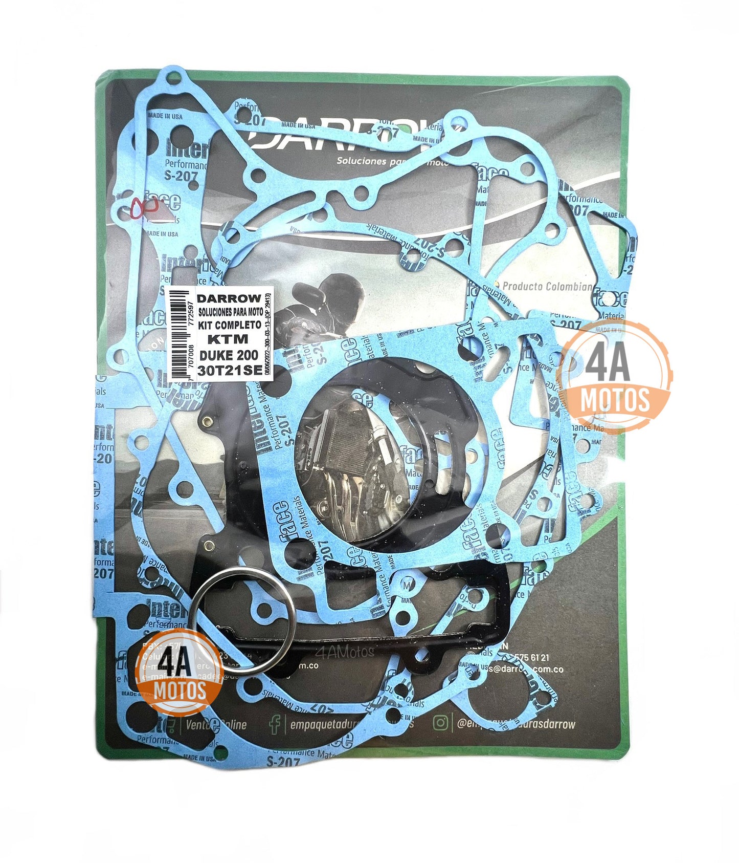 Kit Empaques Motor Ktm Duke 200 Ag- 200 Ng