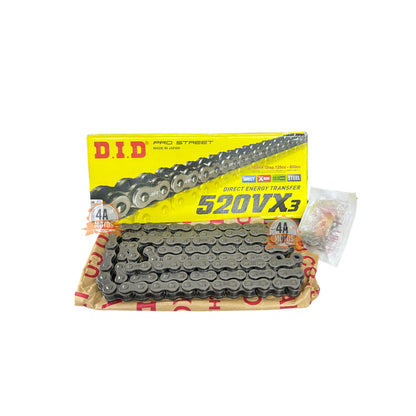 Cadena Did 520 Vx3 110 Natural Reforzada Xring Japon