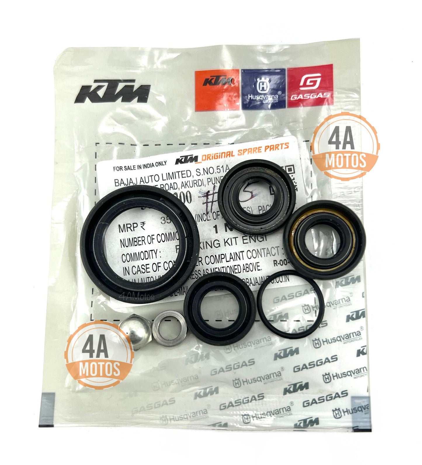 Kit de Retenes de Motor Original para KTM Duke 200 / 250 / 390 NG