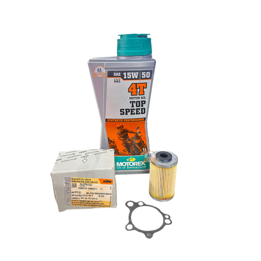 Aceite Motorex Top Speed 15w50 + Filtro Aceite 390 G3