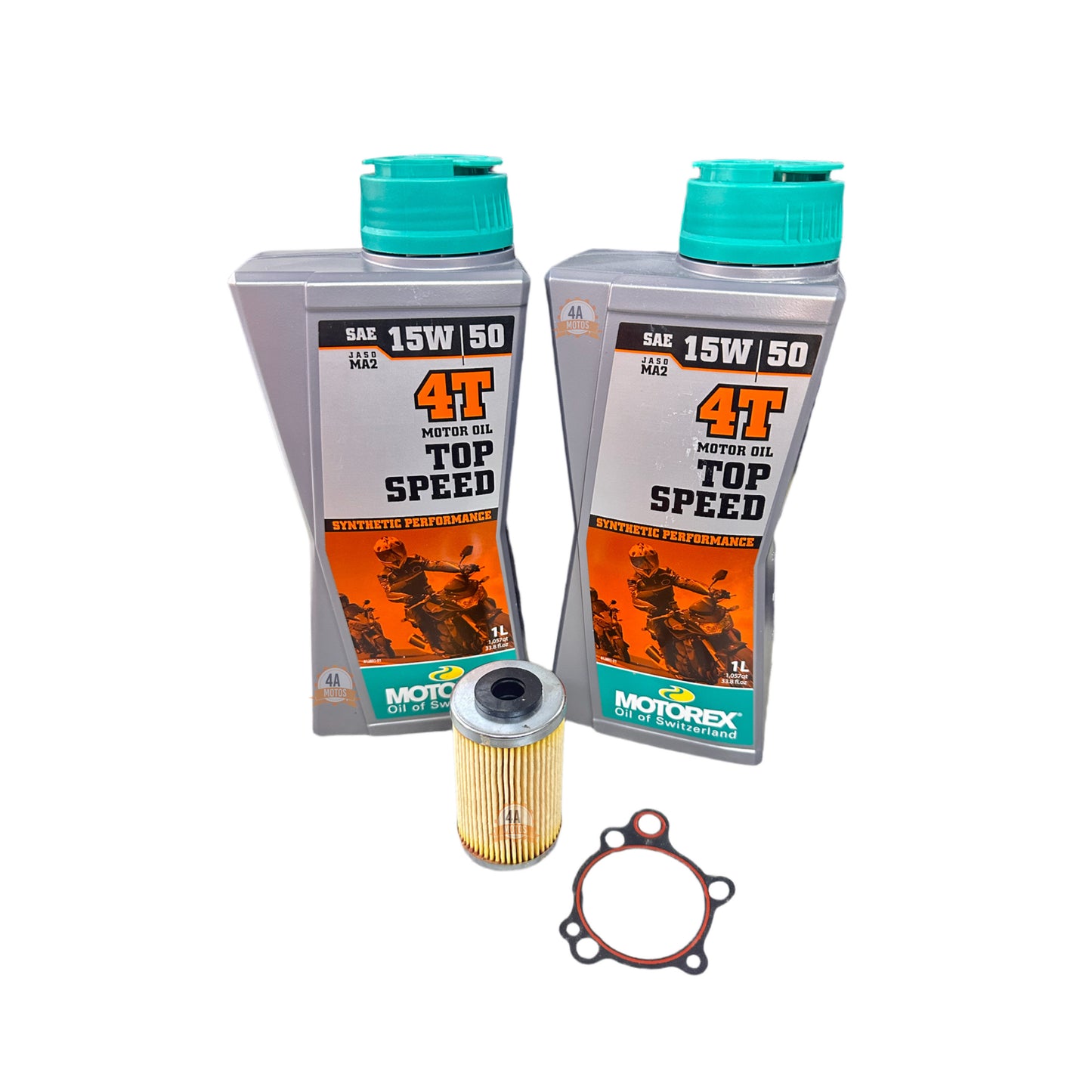 2 Aceite Motorex Top Speed 15w50 + Filtro Aceite 390 G3