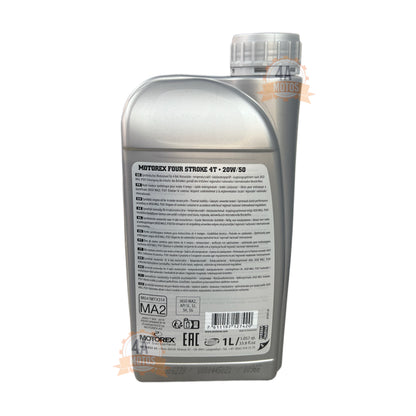 Aceite Four Stroke Motorex 20w50 1 Litro