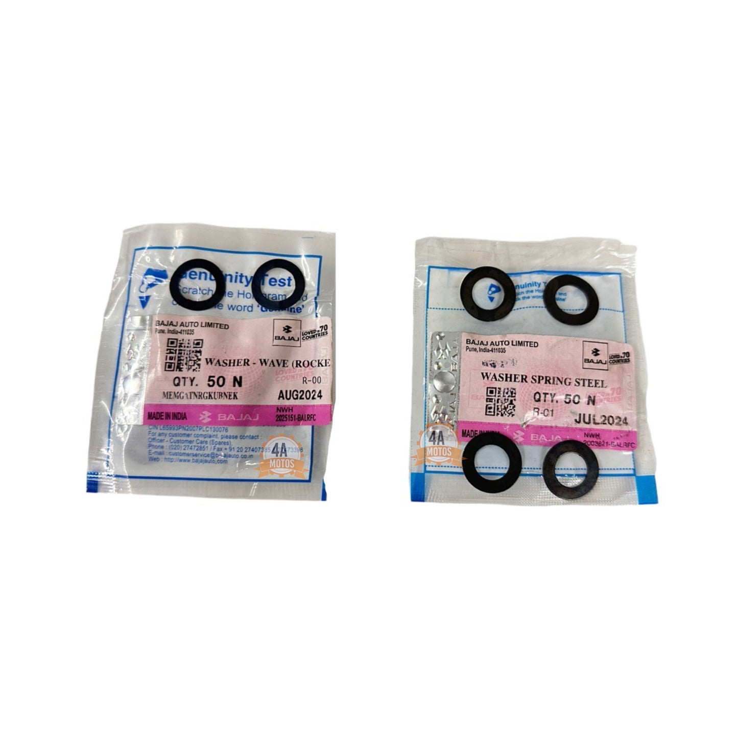 Kit Arandelas Fricción Balancines Ns 200 Bajaj