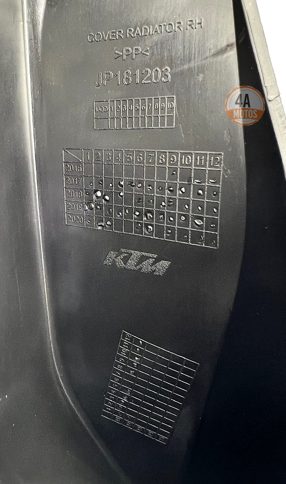 Tapa Radiador Derecha Ktm Duke 200 Ng-250 Ng-390 Ng Original