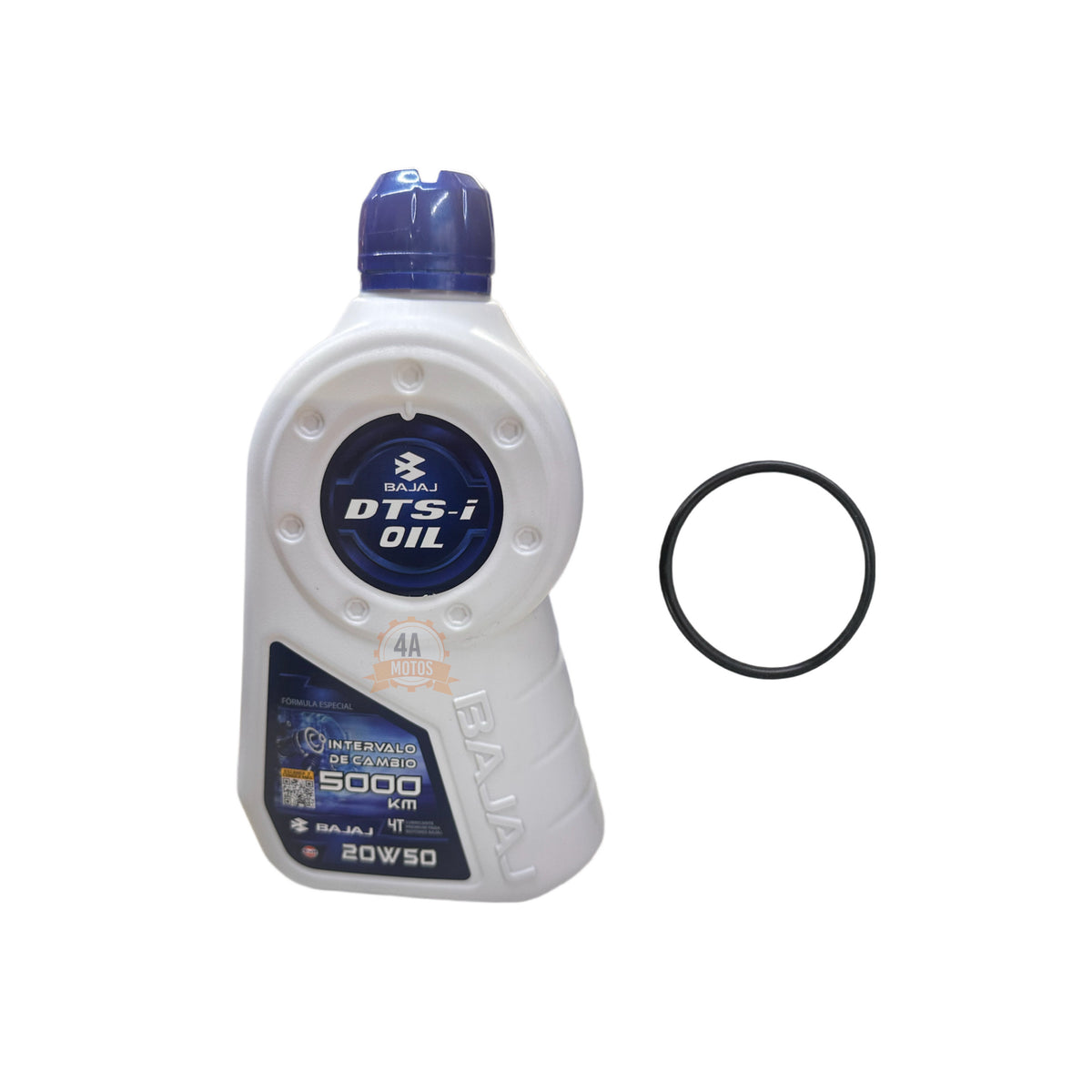 Aceite Bajaj 20w50 Semi-sintetico 1.2 Litros + Oring Aceite