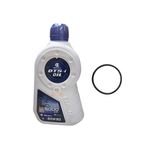 Aceite Bajaj 20w50 Semi-sintetico 1.2 Litros + Oring Aceite