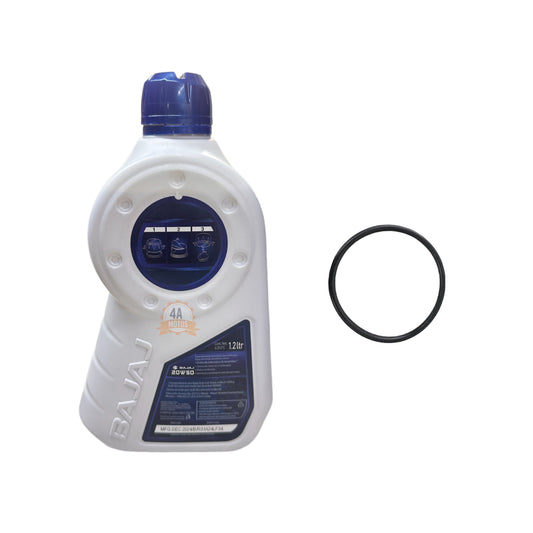 Aceite Bajaj 20w50 Semi-sintetico 1.2 Litros + Oring Aceite