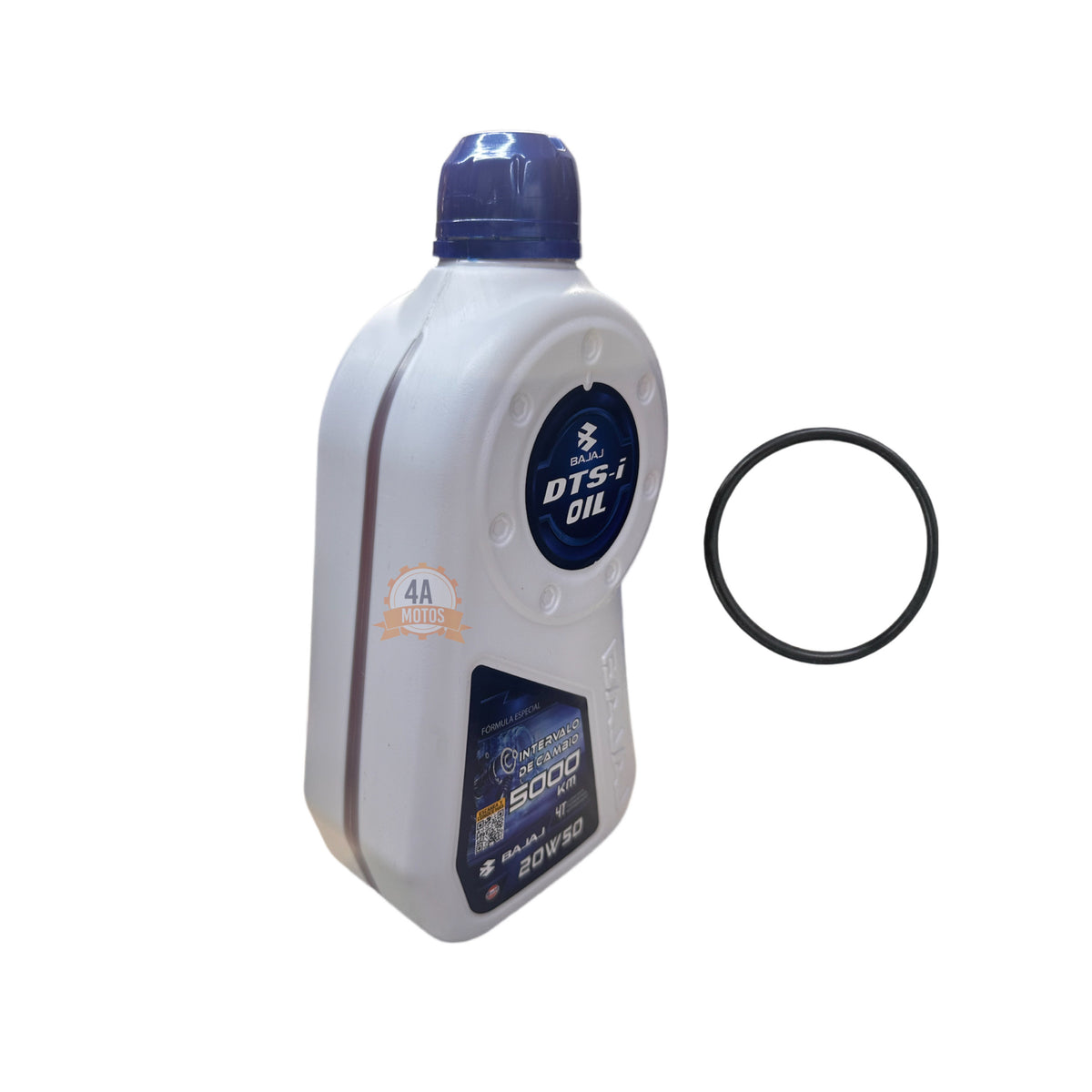 Aceite Bajaj 20w50 Semi-sintetico 1.2 Litros + Oring Aceite