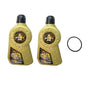 Aceite Bajaj 20w50 1 Litro Dorado Combo *2 + Oring Aceite